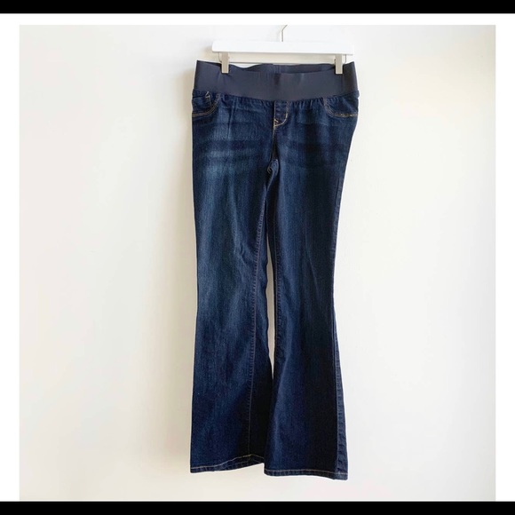 🌈 3/$40 Low-Rise Boot-cut Maternity Jeans s8 - Picture 1 of 9